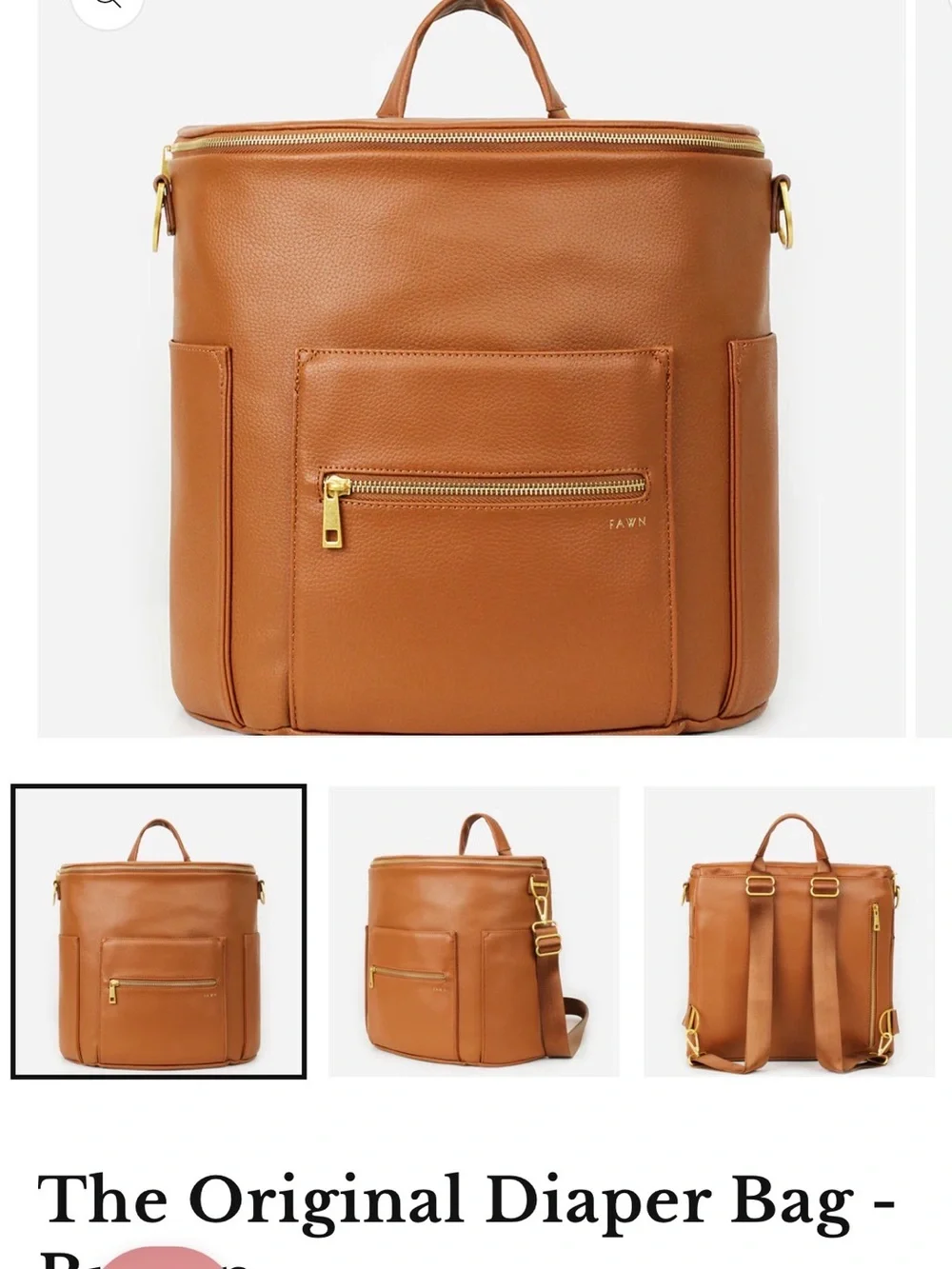 Fawn Diaper Bag